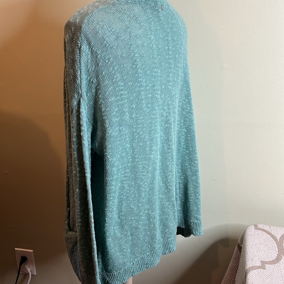 Roxy open front longline front pockets textured cardigan - Picture 15 of 15